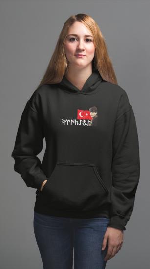 Atatürk (Göktürkçe) Hoodie